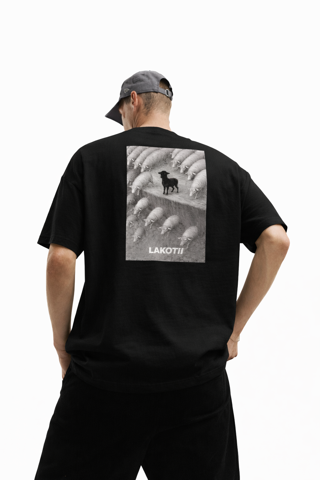 Футболка "Sheep" Чорна