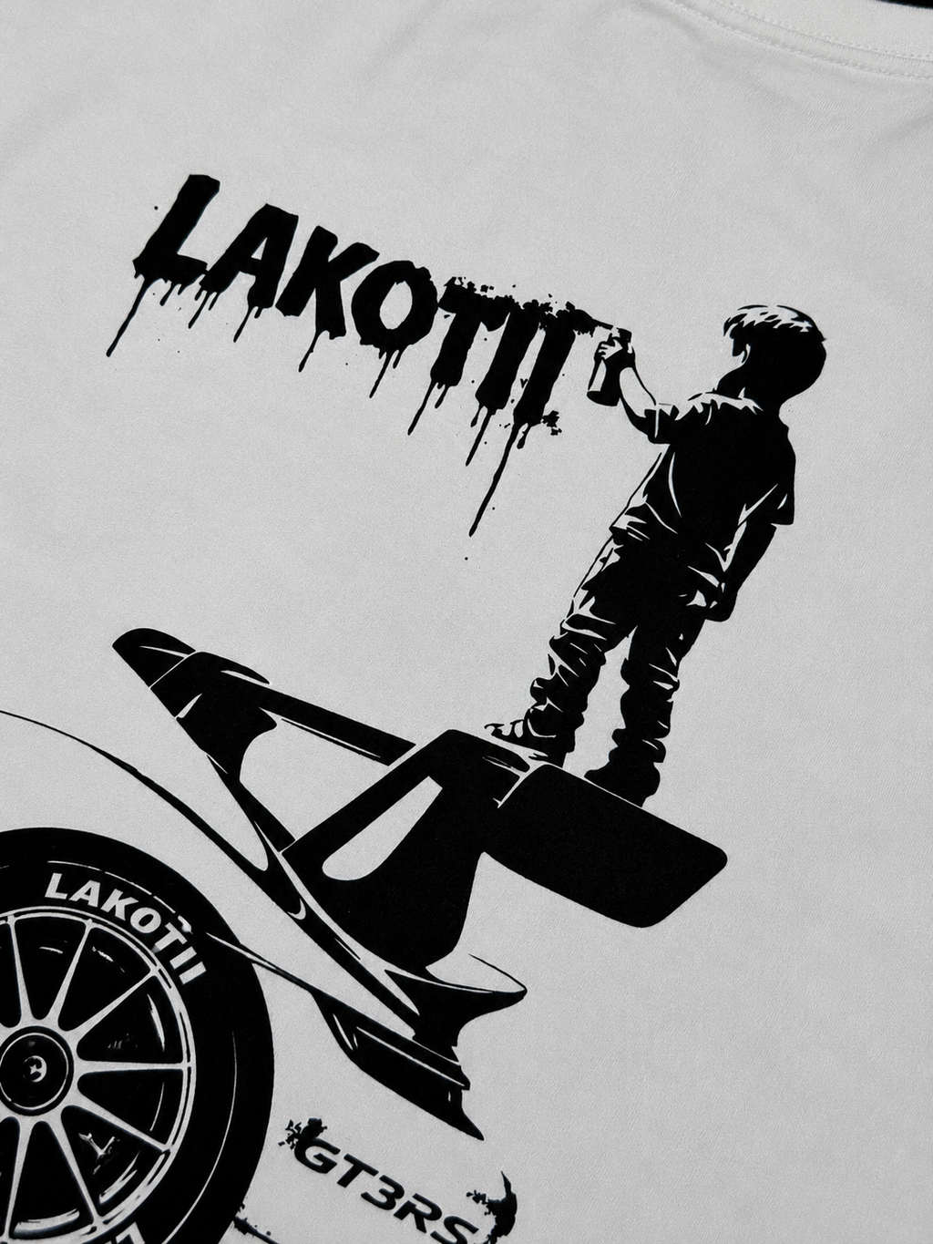 Футболка "Standing Kid GT3RS" Біла