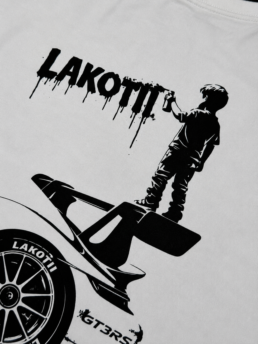 Футболка "Standing Kid GT3RS" Біла