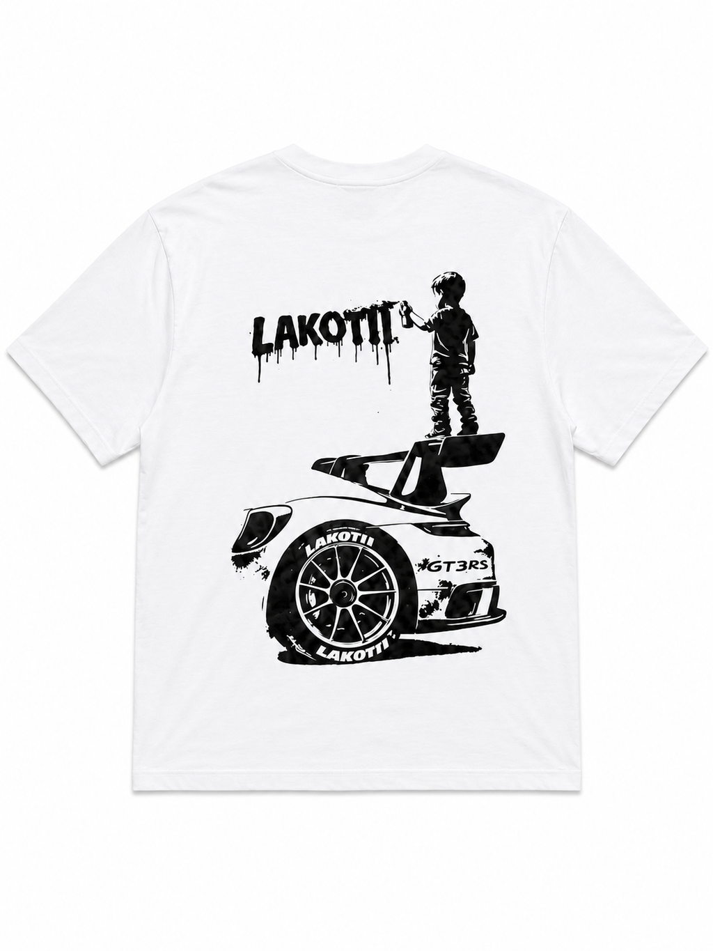 Футболка "Standing Kid GT3RS" Біла